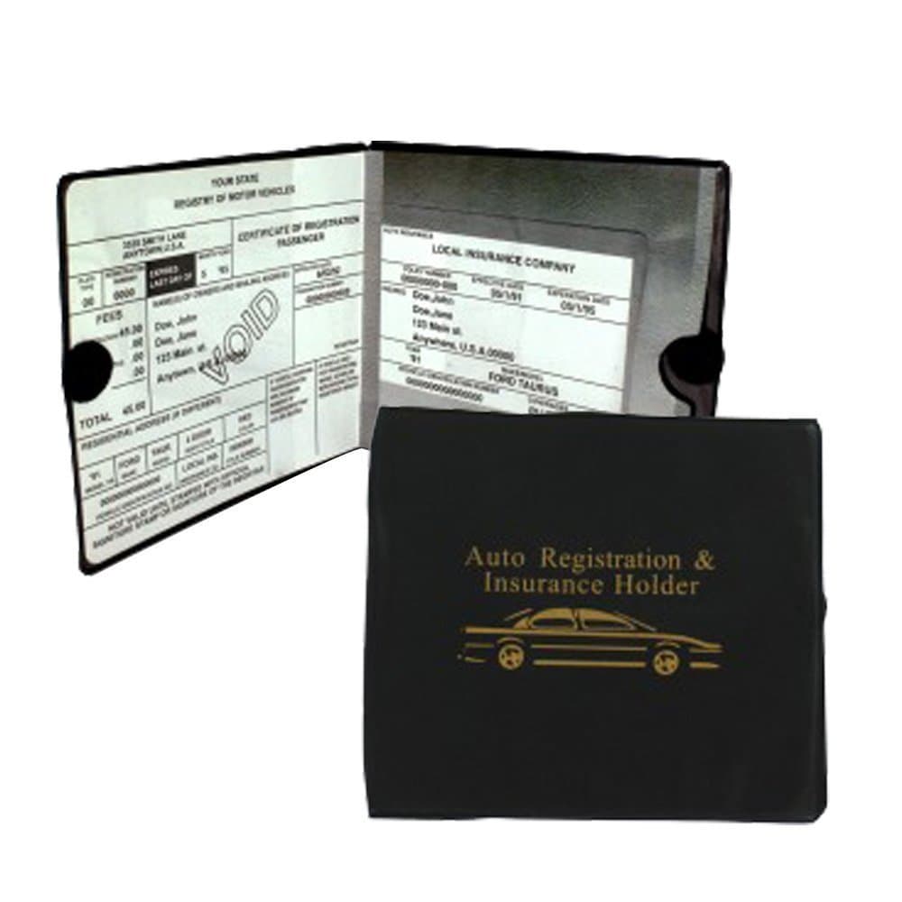 Car Insurance Registration Holders 2 Pack Automobile, Trailer, Truck etc. A Must to have! Velcro Closure. 2 Pieces.Perfect for organizing glove compartment