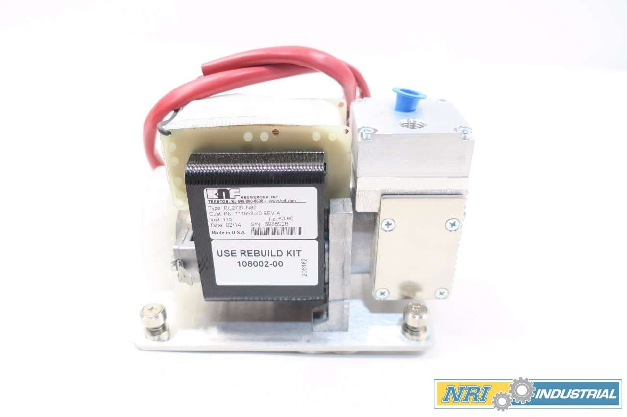 NEW KNF PU2737-N86 VACUUM PUMP 1/8 IN NPT 115V-AC D537253