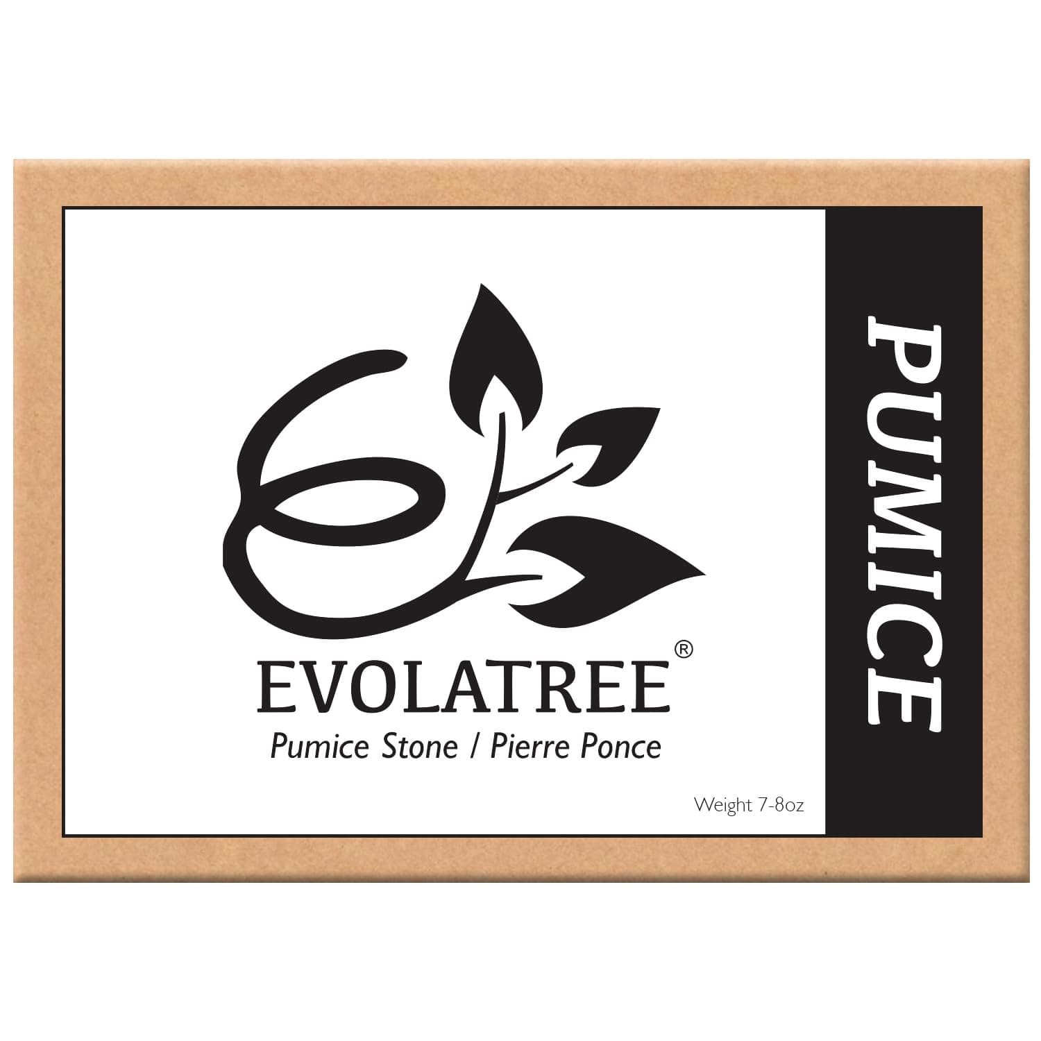 Evolatree Pumice Stone for Feet - Lava Foot Scrub, Cleaning & Exfoliating Hard Dead Skin, Corn & Callus Remover for Hands, Heels - Shower & Bath Wet Foot Scrubber, Scraper Pedicure Supplies Care Tool