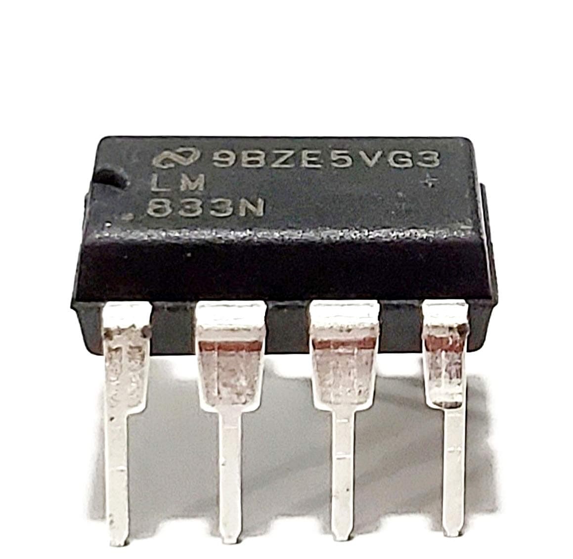 LM833N/NOPB LM833N LM833 LM833-N Dual Low Noise, High Speed and Wide Bandwidth Operational Amplifier Op Amp Breadboard-Friendly IC DIP-8 (Pack of 5)