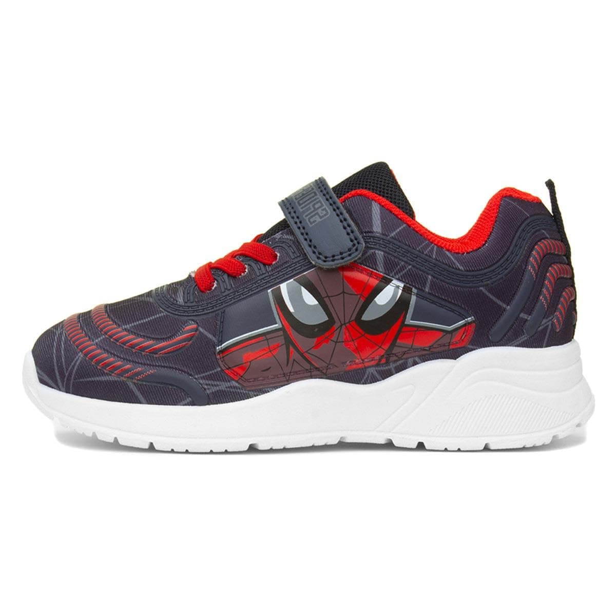 Shoe ZoneSpiderman Kanaan Kids Navy Easy Fasten Trainer