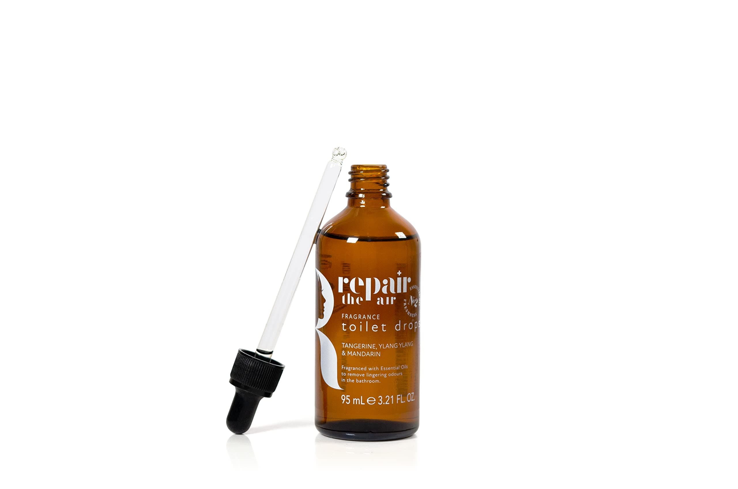 Repair the Air Fragranced Toilet Drops, with Tangerine, Ylang Ylang and Mandarin Essential Oils, 95ml