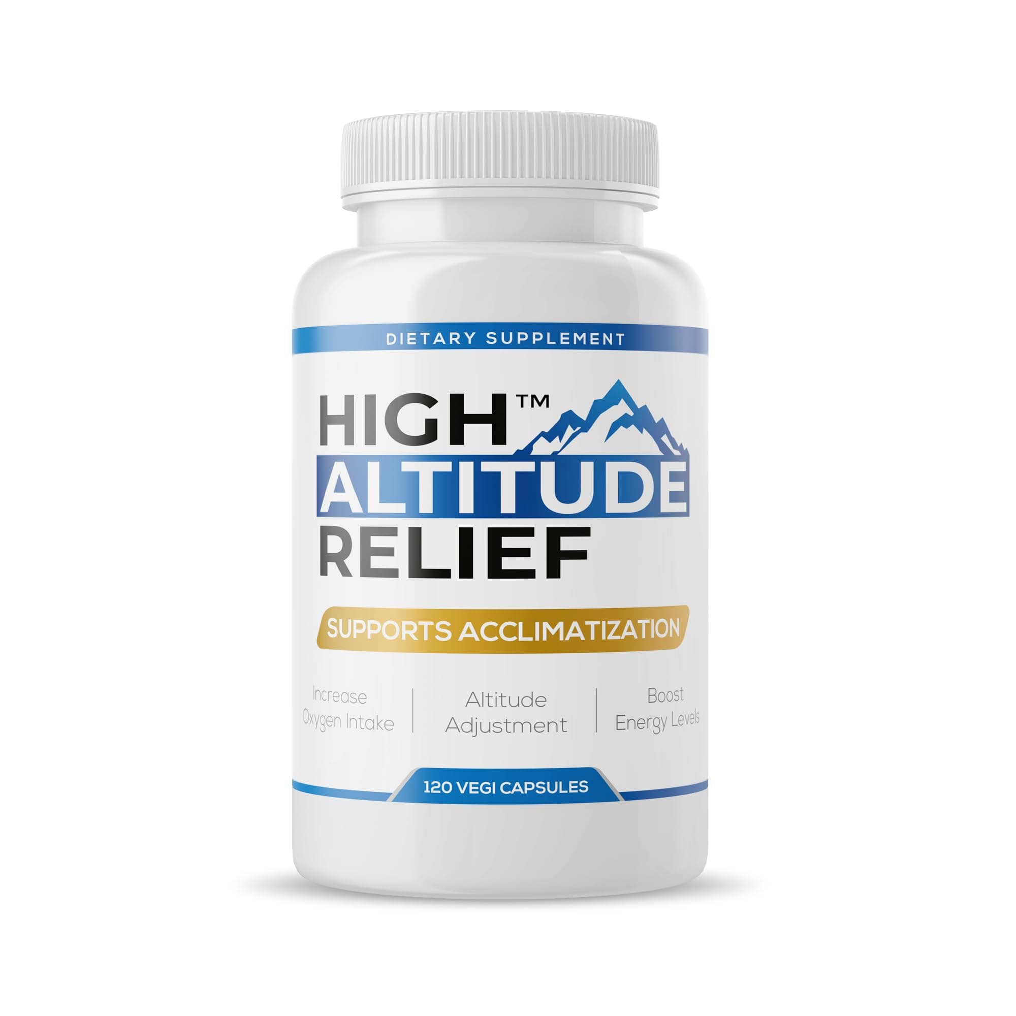 High Altitude Relief (120 ct.) - Colorado's #1 Product for Altitude Sickness Prevention, Reduce The Effects of High Altitude, Arrives in 2-3 Days, Made in The USA