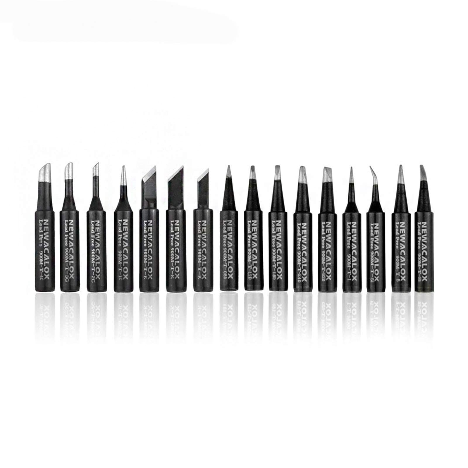 16pcs Solder Tips 900M Soldering Iron Lead-free Tips Replacement, Welding Needle Tip for Yihua,Vastar,Tabiger, solder iron/HAKKO 888D 936 937 969 Micro Soldering Station