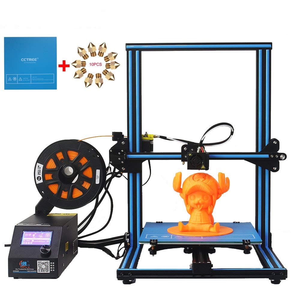 CCTREE Creality3d CR-10S DIY Desktop 3D Printer Kit Large Printing Size 300x300x400mm 1.75mm 0.4mm Nozzle with Filament Detector and The Dual Z Axis