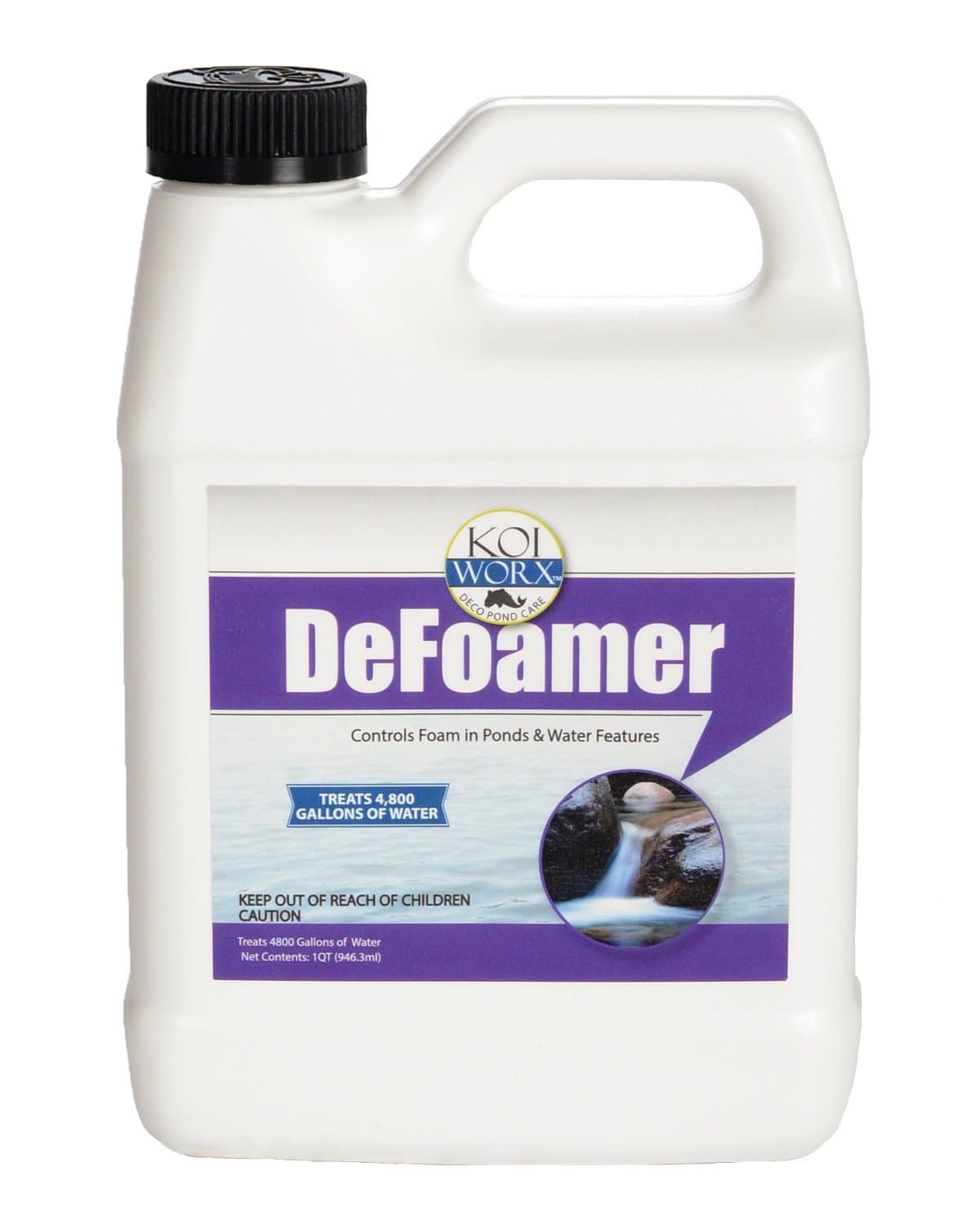 Defoamer - 32oz- Removes Foam from Decorative and Ornamental Ponds, Safe for