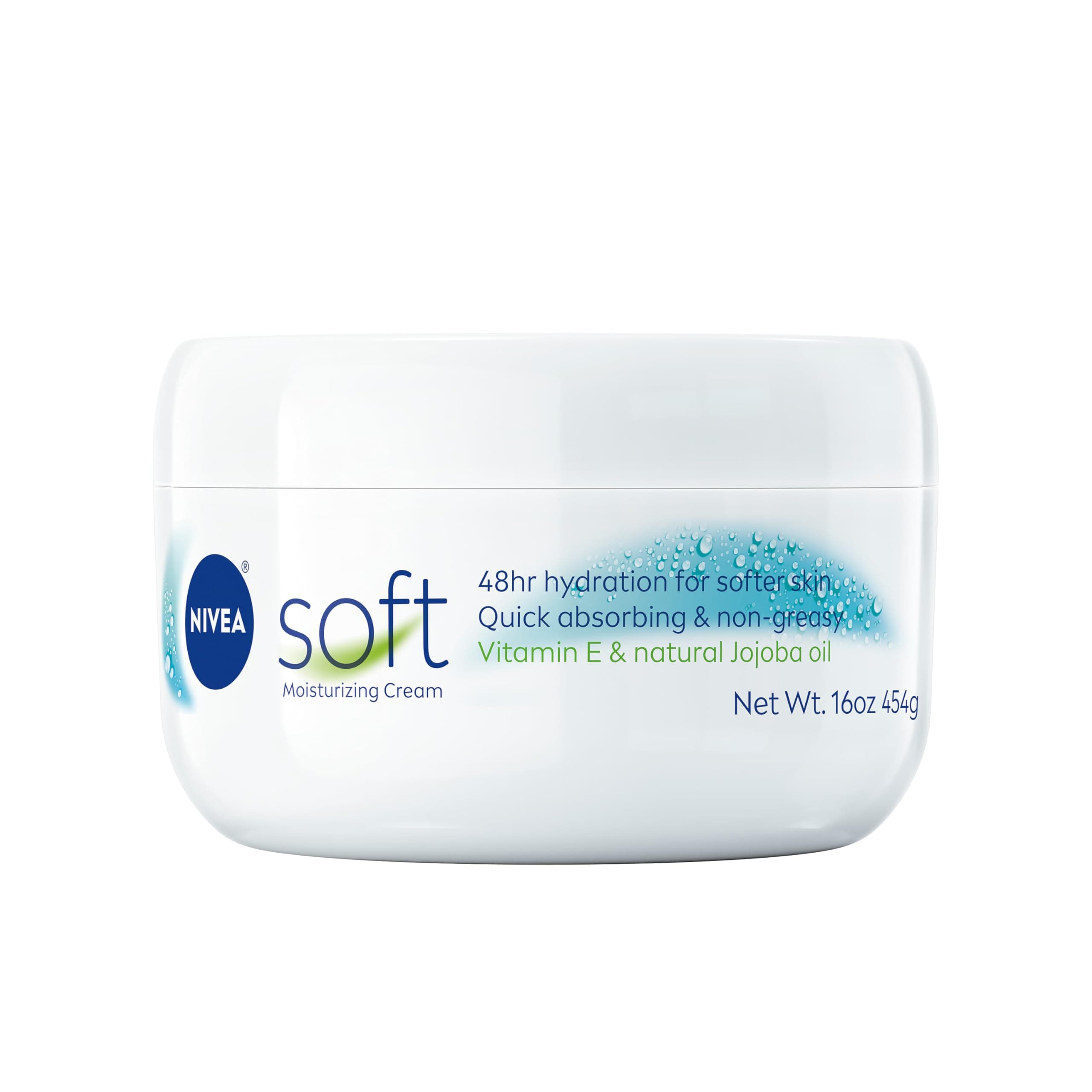 Soft Cream, Refreshingly Soft Moisturizing Cream, Body Cream, Hand Cream, Face Cream, 16 Oz Jar