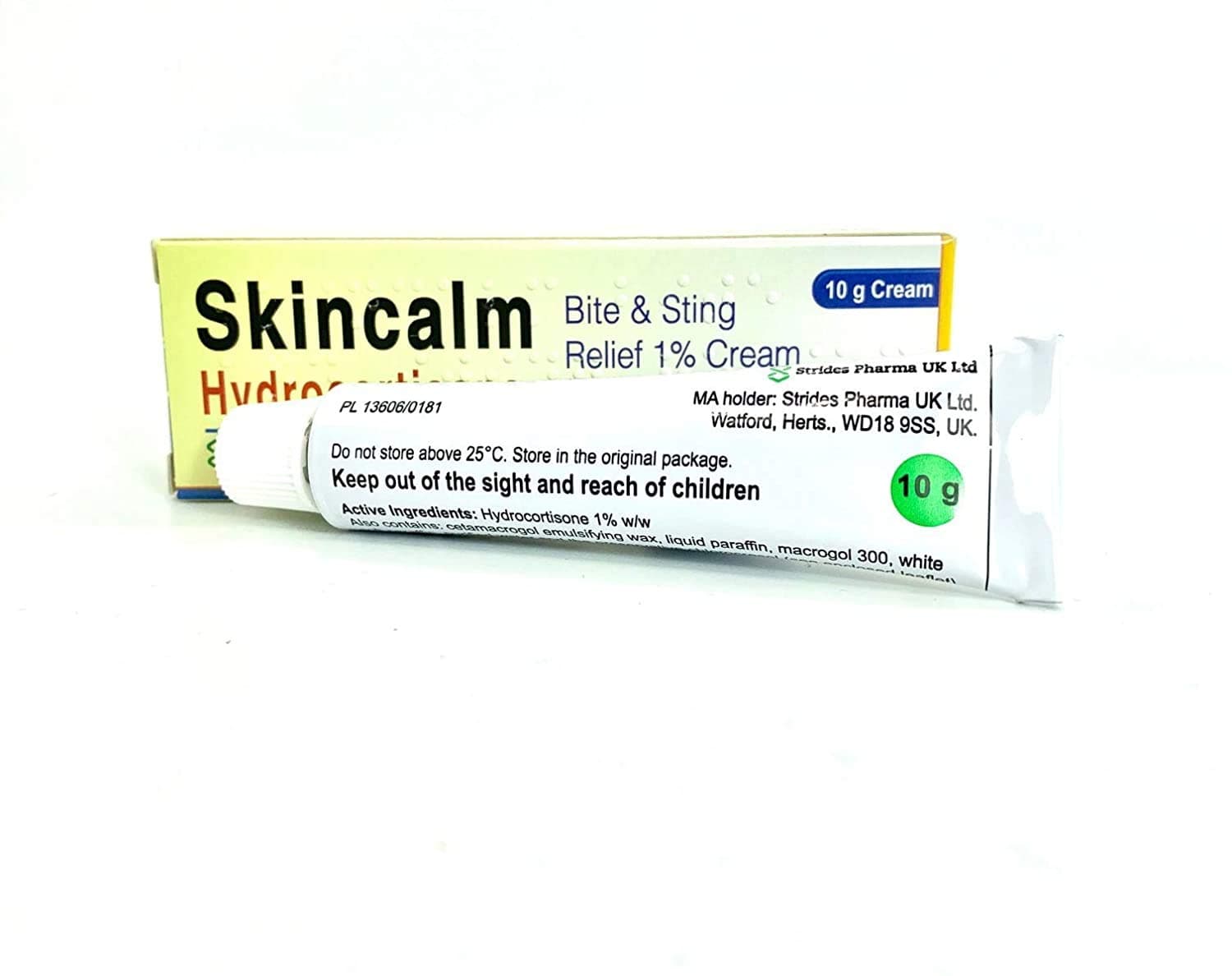2 x Skincalm 10g Bite and Sting Relief 1% Cream