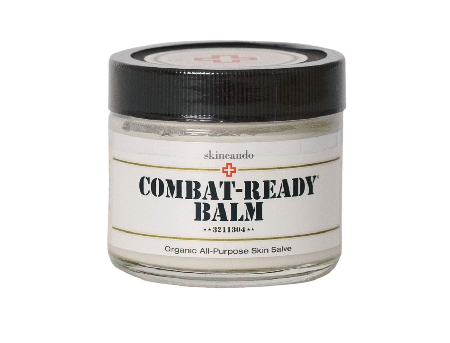 Combat Ready Skin Balm 2oz by Skincando – All Natural - Intensive Moisturizer – Skin Cream - Organic ingredients – Apricot Kernel Oil – Grapefruit Seed Extract – Black Spruce - Black Tea Moisturizer