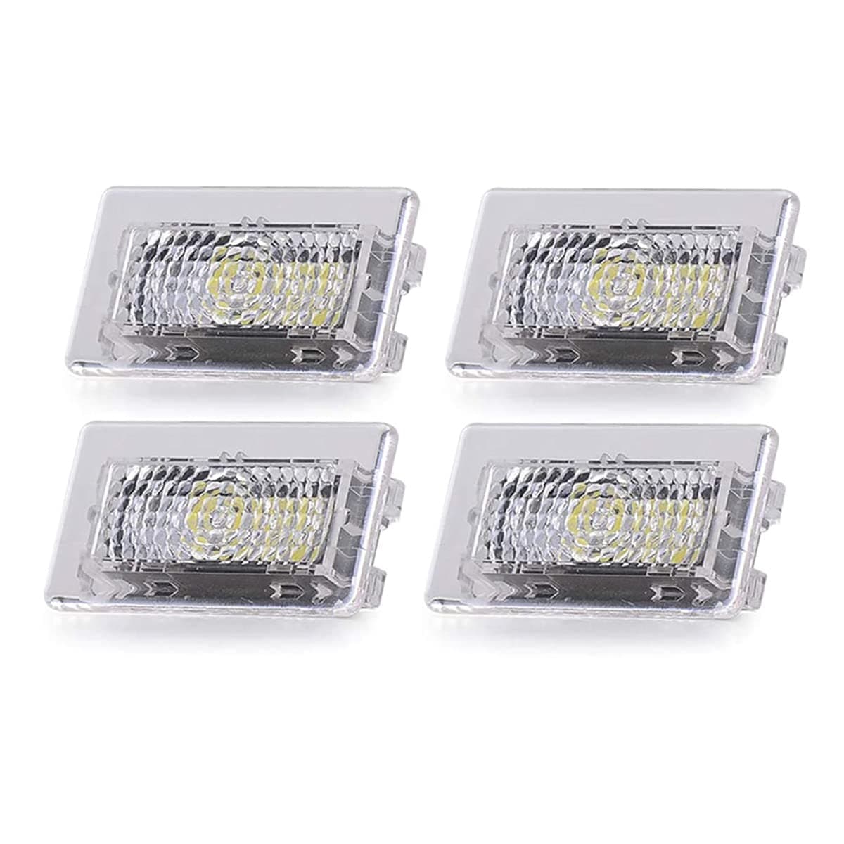 Mallofusa Ultra-Bright LED Interior Light Upgrade Lighting Replacement Compatible for Model S, Model X, and Model 3, Bulbs Kit fits Trunk, Frunk, Door Puddle, etc (4 PCS)
