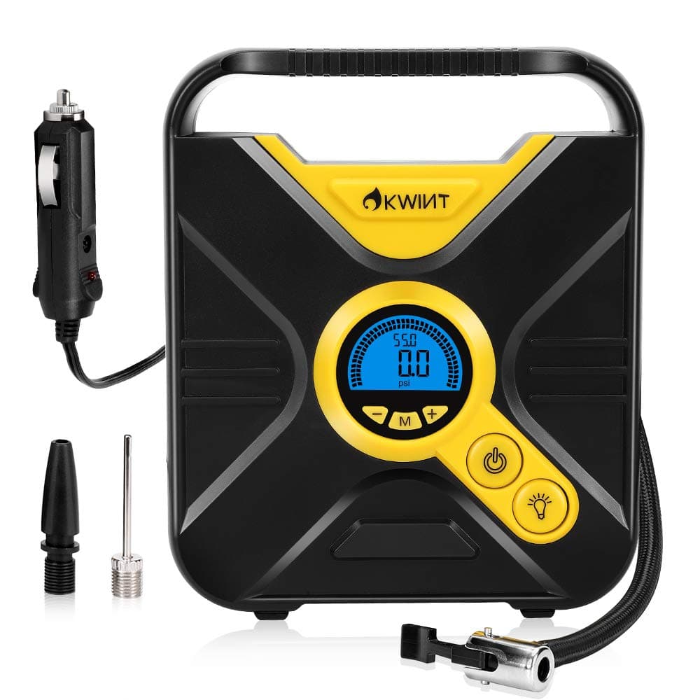 Portable Air Compressor Pump, Auto Digital Tire Inflator, 12V 150 PSI Tire Pump for Car, Truck, Bicycle, and Other Inflatables