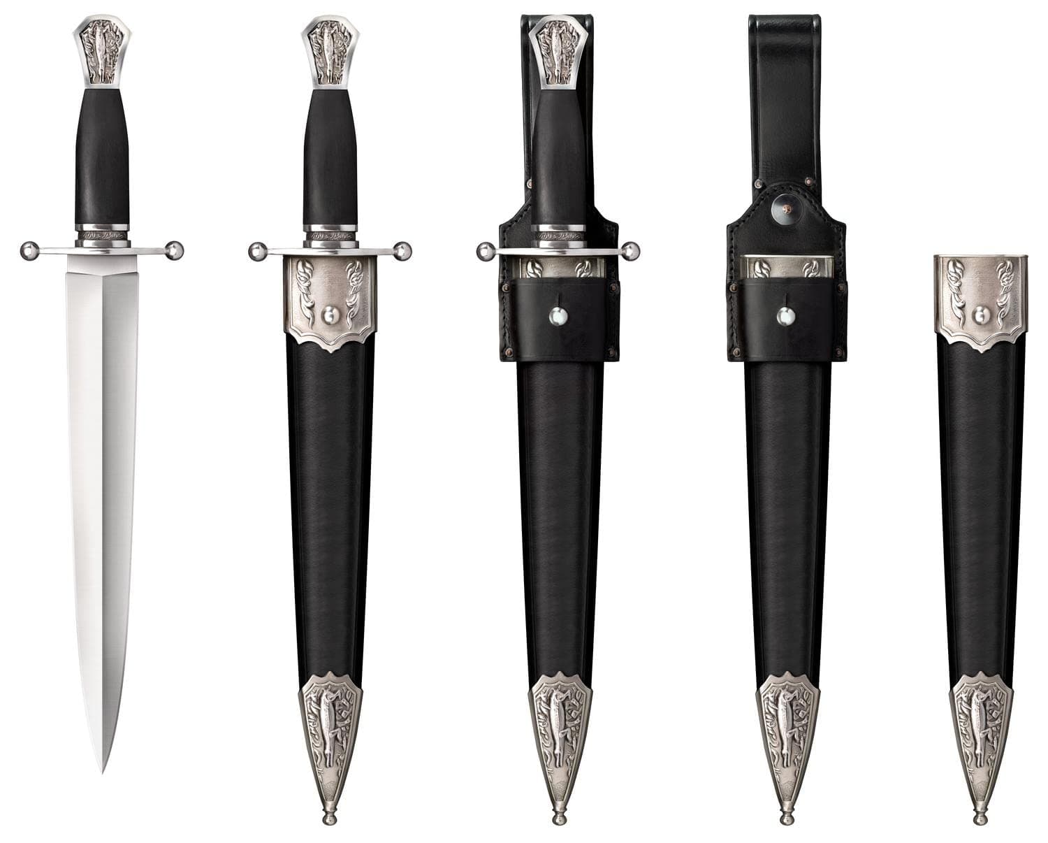 Arkansas Toothpick/with Ambidextrous Pocket/Belt Clip -