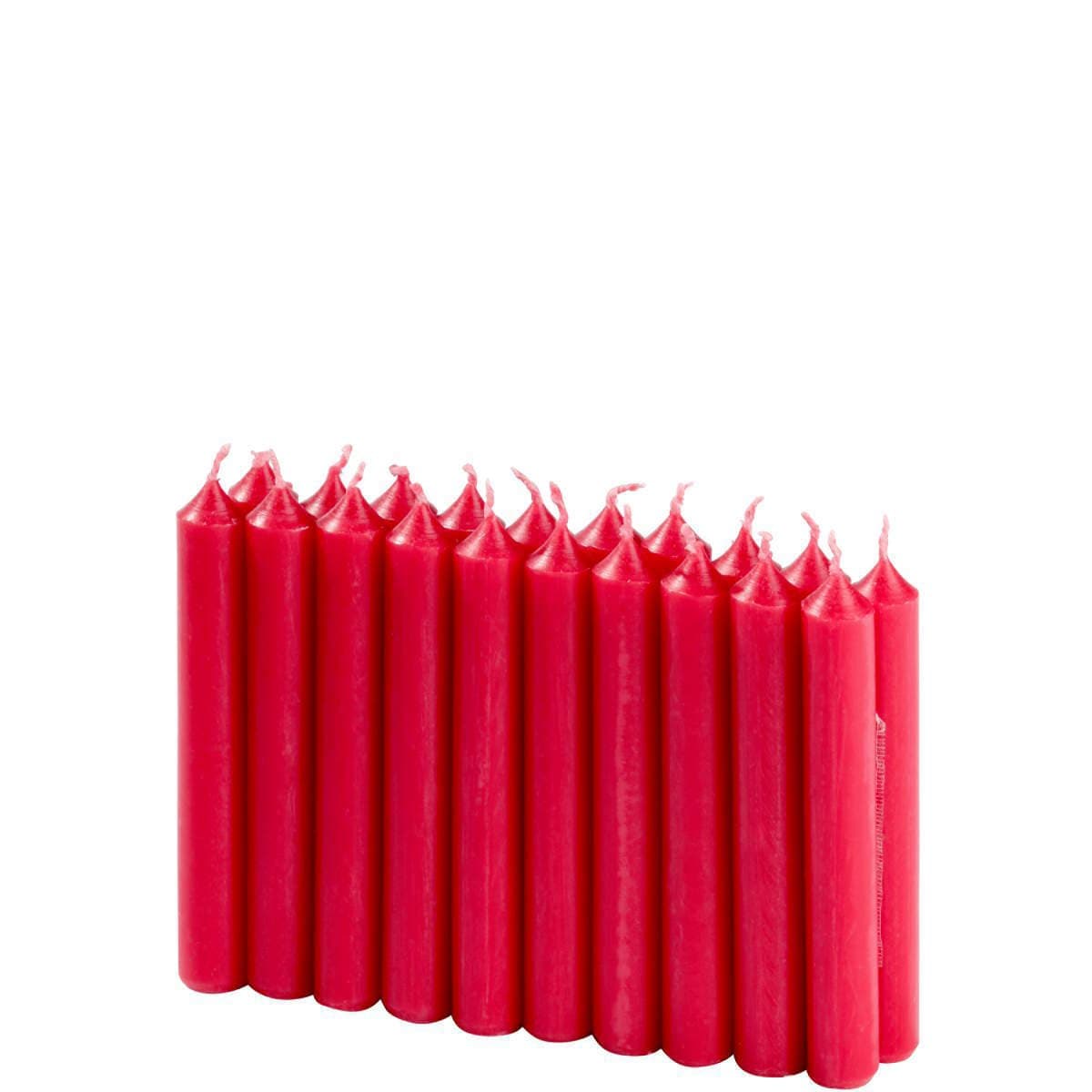 250 223-02 Christmas Tree Candles, 9.6 cm, Diameter 1.2 cm, Red (Pack of 20)