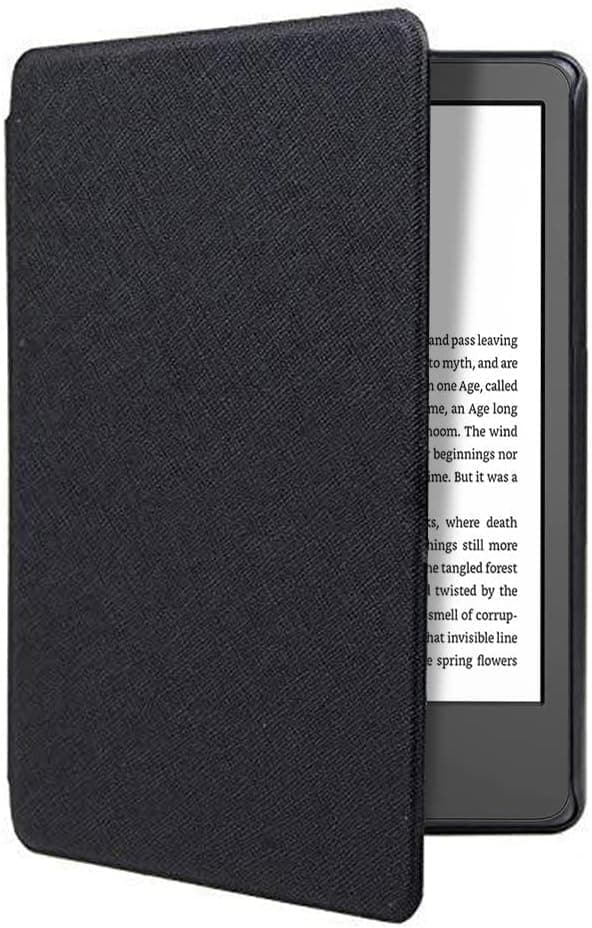 T Tersely Slimshell Case Cover for 7" All-New Kindle Paperwhite 12th 2024 or Kindle Paperwhite Signature Edition 2024, Smart Shell Cover with Auto Sleep/Wake (Black)