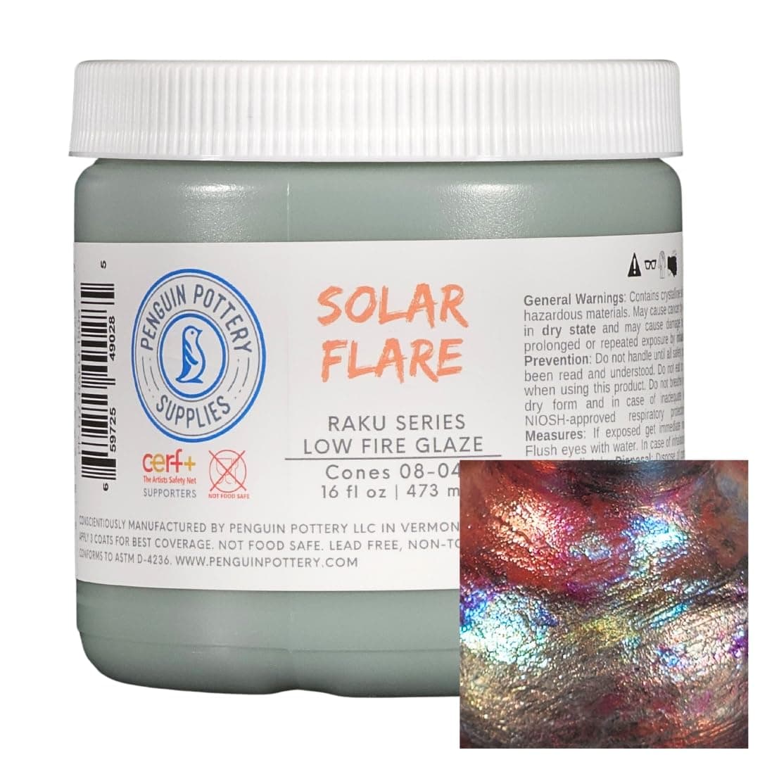 Glazes - Raku Series - Solar Flare - Low Fire (16oz | 473 ml)