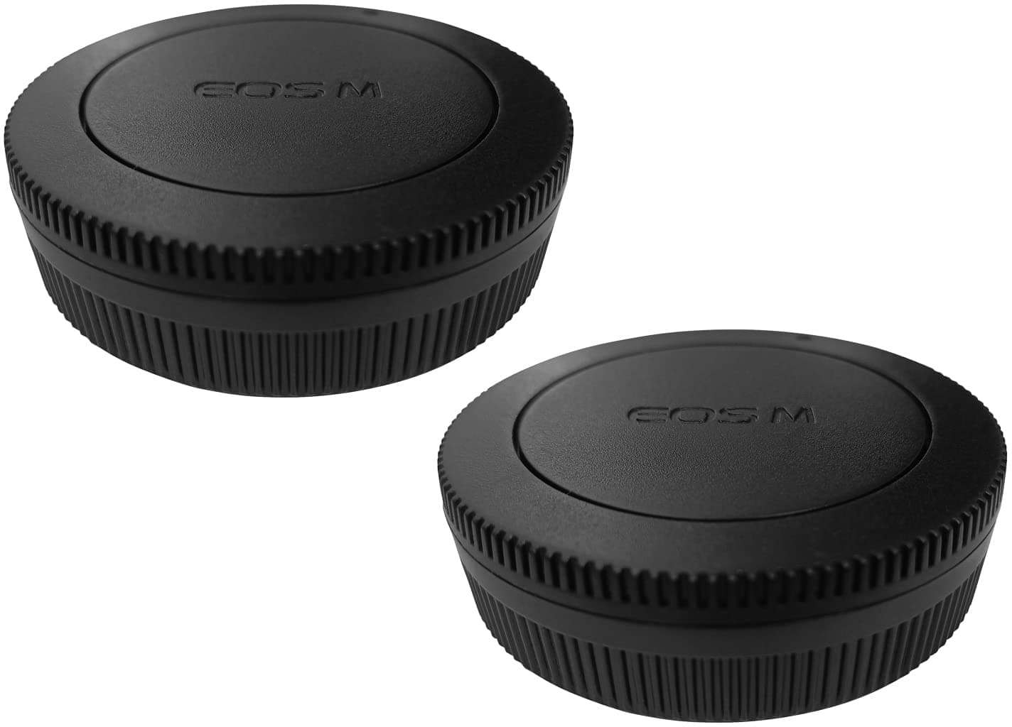 - Body Cap + Rear Lens Cap Cover for Canon EOS M50 Mark II M5 M6 Mark II M200 M100 M10 M3 M2 M and More Canon EF-M Mount Mirrorless Camera and Lens,HUIPUXIANG [2 Pack]