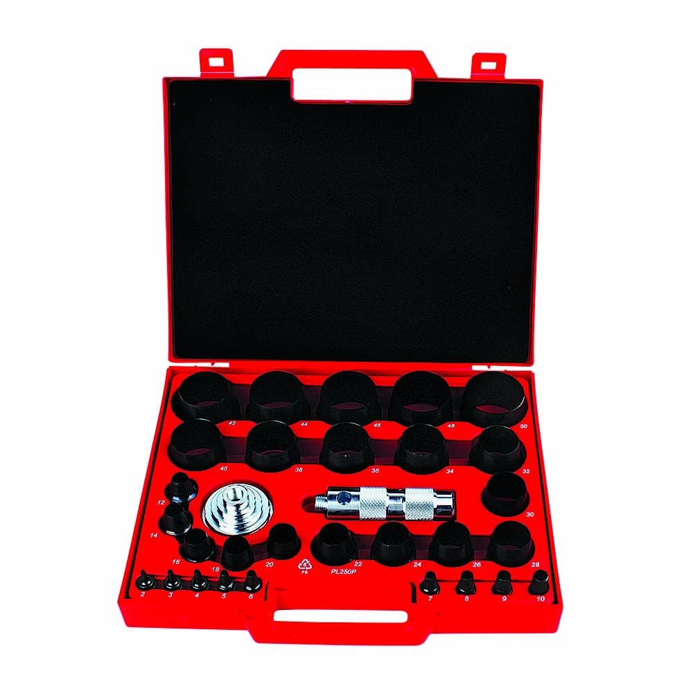 GUARDAIR, AX1352, Metric Hollow Punch KIT 31 Piece