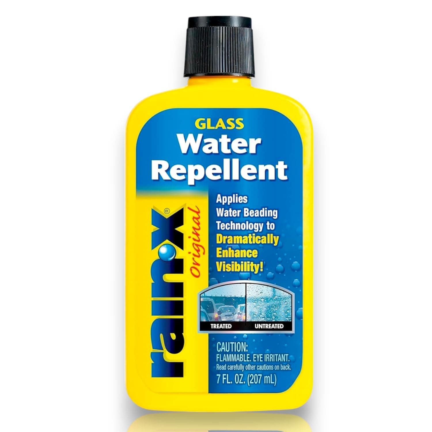 Rain-X Glass Water Repellent (207 ml) | Windshield Rain Repellent & Car Glass Treatment | Hydrophobic Coating for Clear Vision & Safe Driving | All-Weather Protection for Cars & Bikes