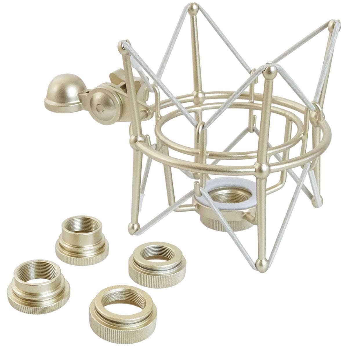 Keepdrum MS088SV Microphone Shockmount for Rode Microphones NT1-A Elastic Mount Podcsater Procaster