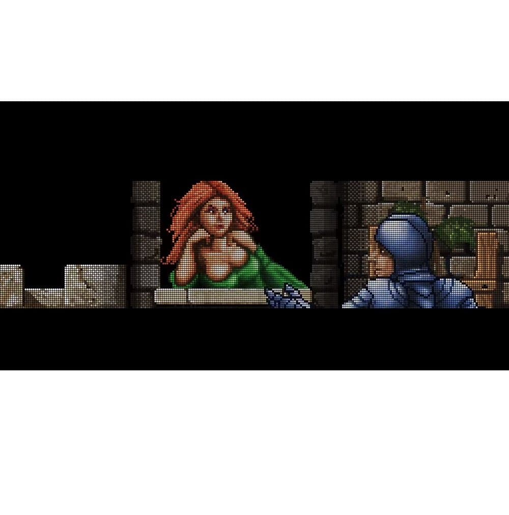 Medieval Madness Pinball Remake Color Dot Matix Display