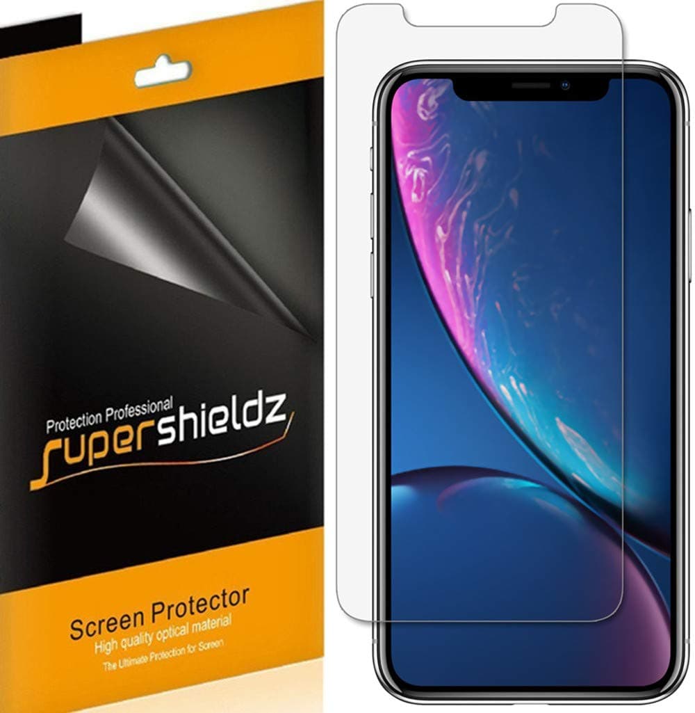 Supershieldz (6 Pack) Designed for Apple iPhone 11 and iPhone XR (6.1 inch) Screen Protector, High Definition Clear Shield (PET)