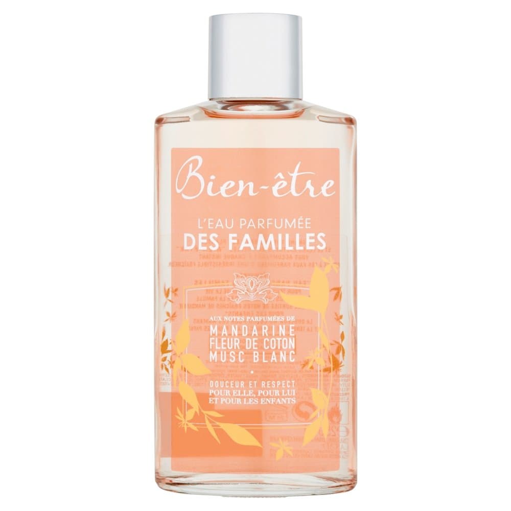 Well Be Family Water Scented White Musk Scent with Notes of Mandarin/Cotton Flower – 250 ml