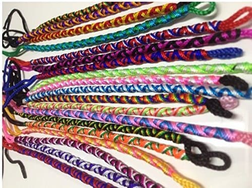 Friendship Bracelets MIX Design Twist Handmade Wholesale LOT 100 MIX From Peru