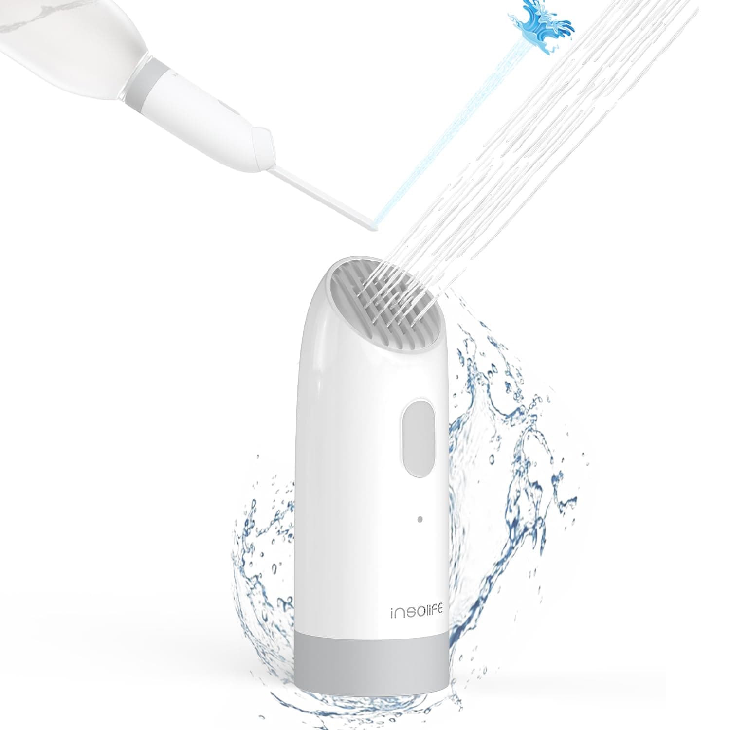 insolife 2nd Generation Portable Travel Bidet Electric Rechargeable Mini Handheld Personal Bidet Sprayer for Hygiene Cleaning | Postpartum & Baby Care | Hemmoroid Treatment | Portable Bidet On the Go