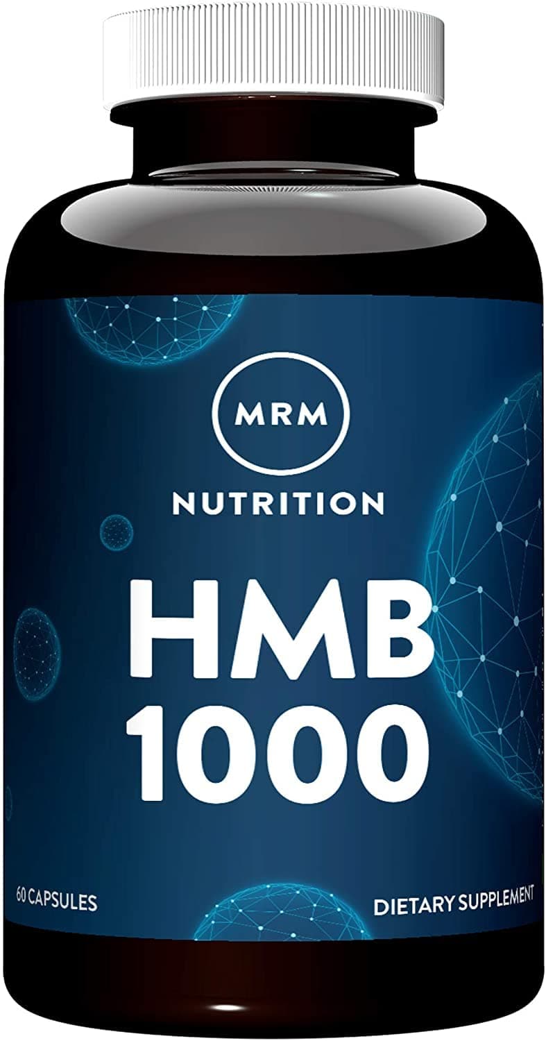 MRM HMB 1000 | MyHMB® Clinically Studied Formula | Supports Muscle Health, Strength & Recovery | Non-GMO + Gluten-Free | 60 Capsules