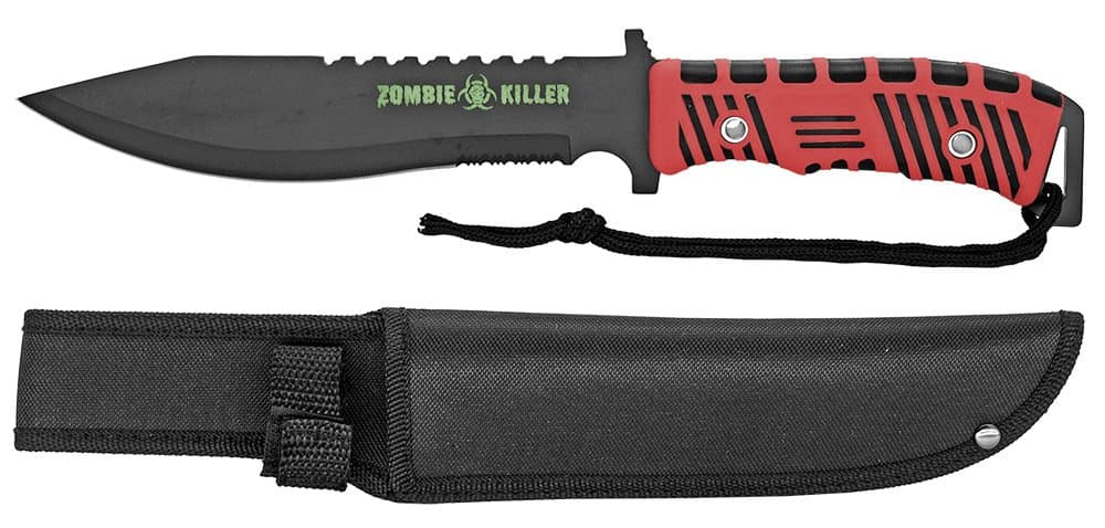 Zombie Killer ZK3338-18RB Hunting Knife, Red, 13"