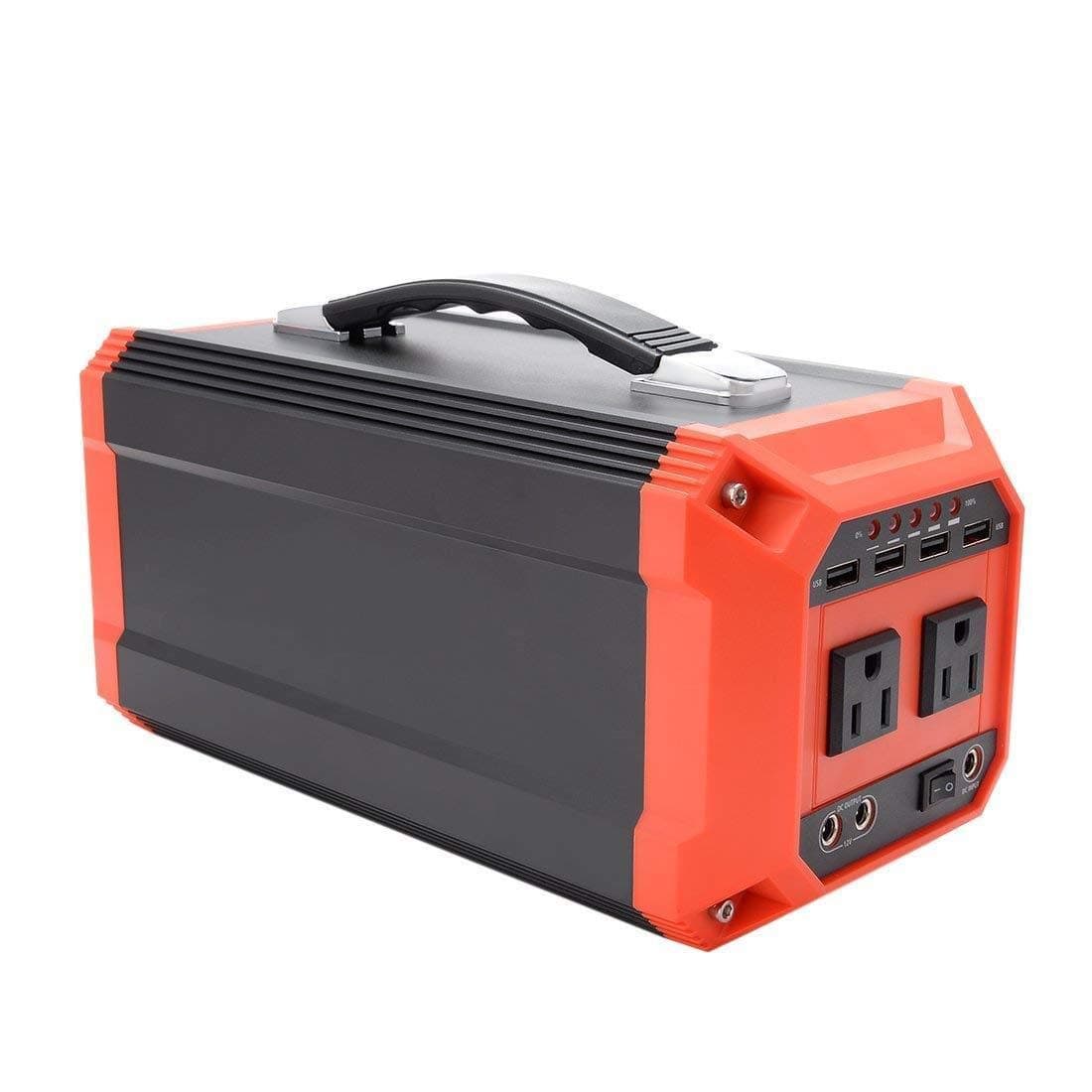 Portable power supply Large capacity 73000 mAh / 270 Wh Household storage battery USBx 4 / DC / AC output compatible Sine wave portable Convenient household / camp / emergency / backup power
