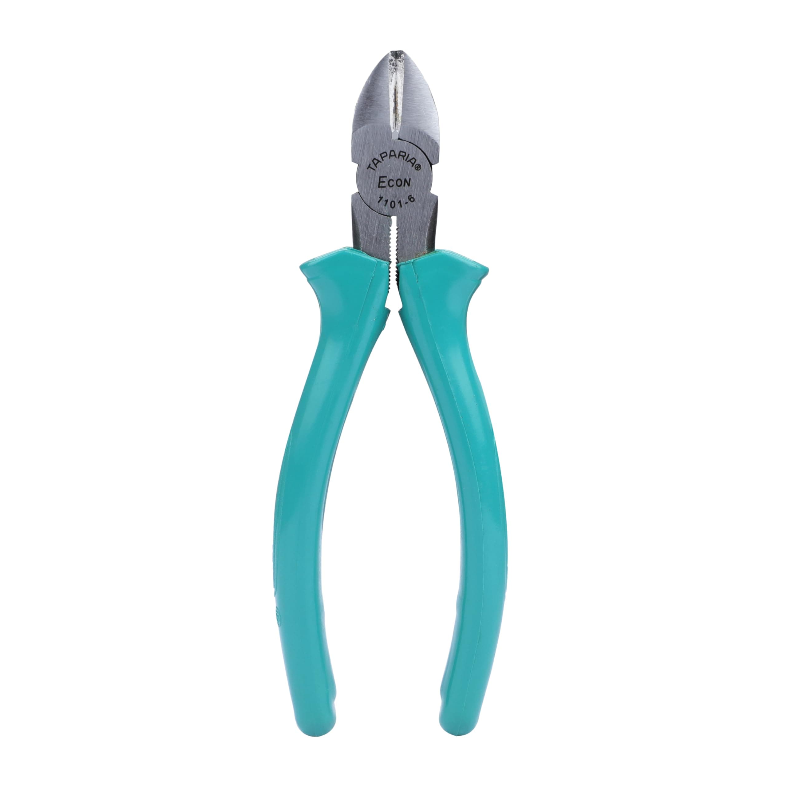 1101-6 Steel (165mm) Side Cutting Plier (Green and Silver)