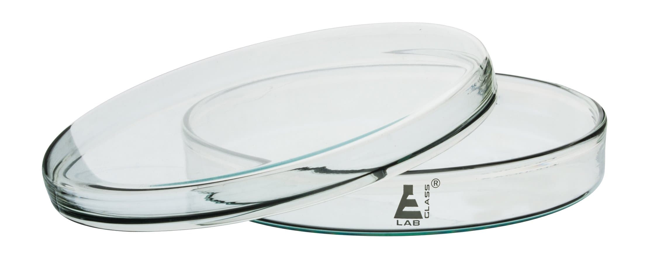 CH0370C Premium Petri Dish, Heavy Borosilicate Glass, 100mm Diameter, 17mm Height, Pack of 5