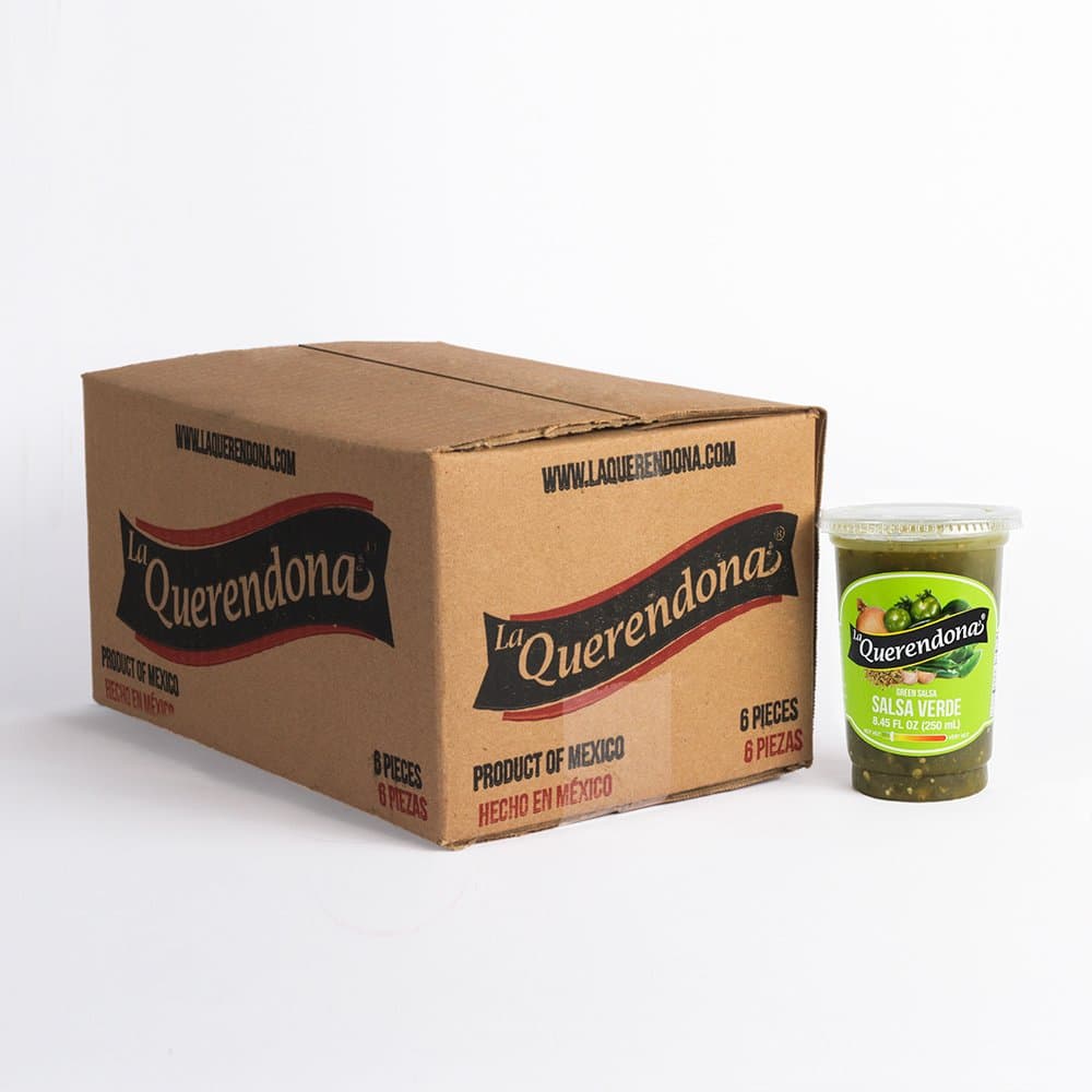 Salsa Verde, 8.45 Fl OZ (Pack of 6) - By La Querendona