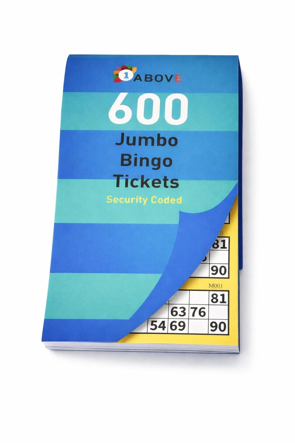 1ABOVE Bingo Tickets Stationery Multi Game Toys Kids Adult Fun Books Pages Jumbo (1), 1A-8002