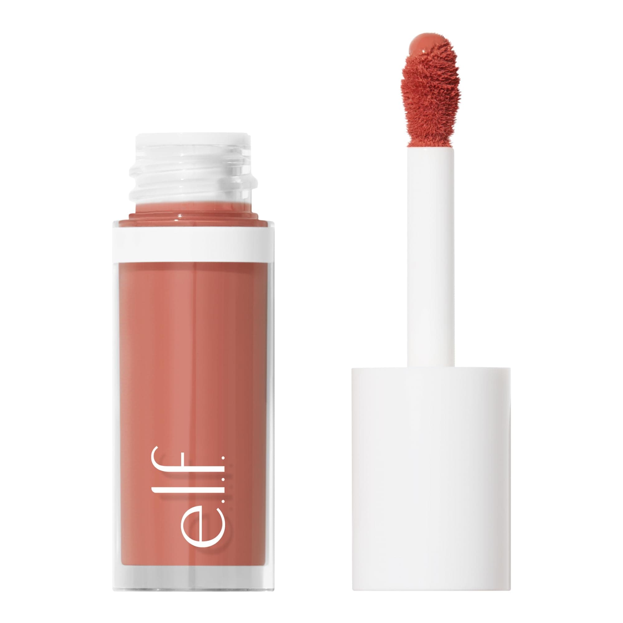 e.l.f. Camo Liquid Blush, Long-Lasting Liquid Blush For High-Pigment Colour, Creates A Soft, Dewy Finish, Vegan & Cruelty-Free, Dusty Rosé
