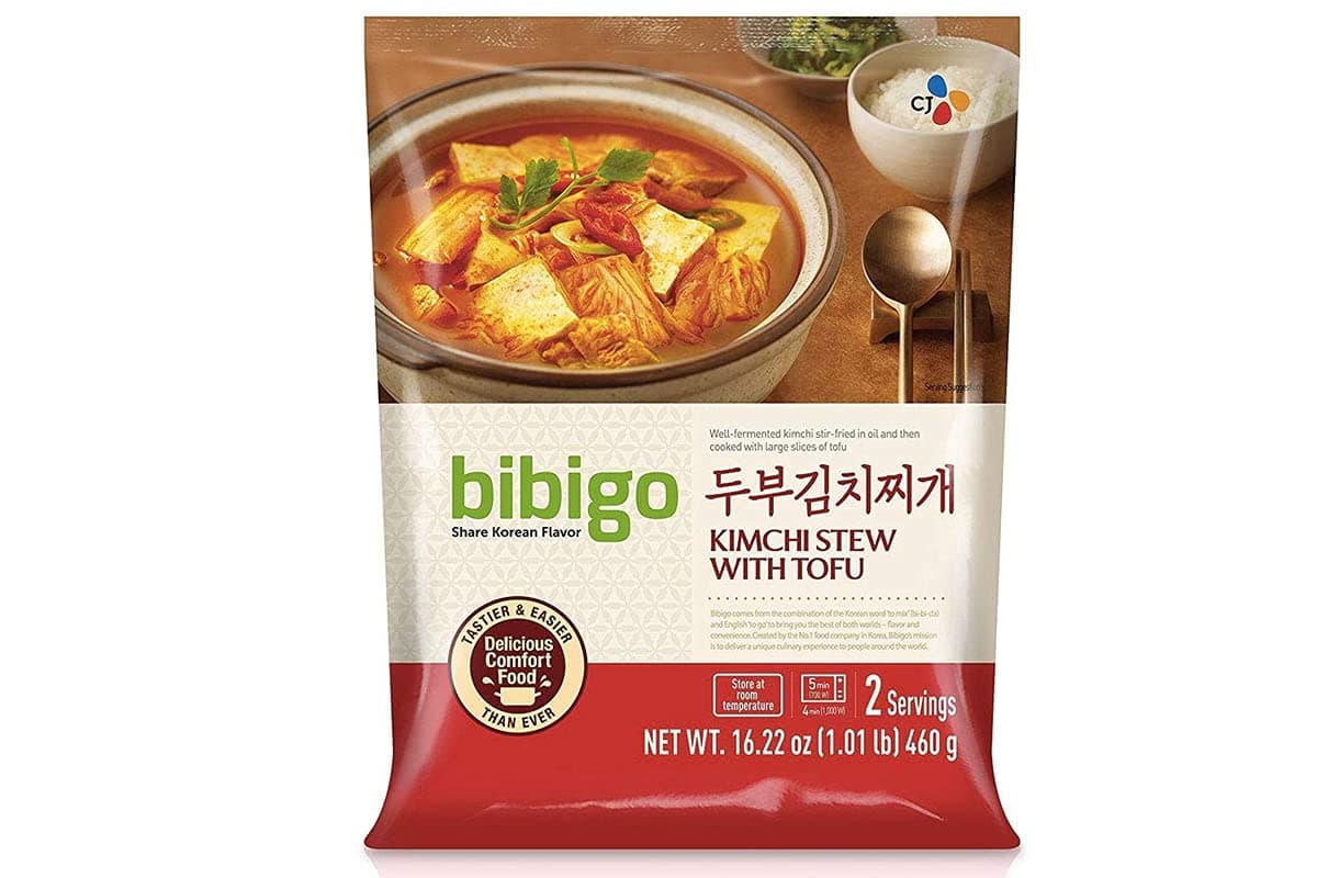 Bibigo Traditional Korean Kimchi Stew with Tofu - 16.2oz (Pack of 2)