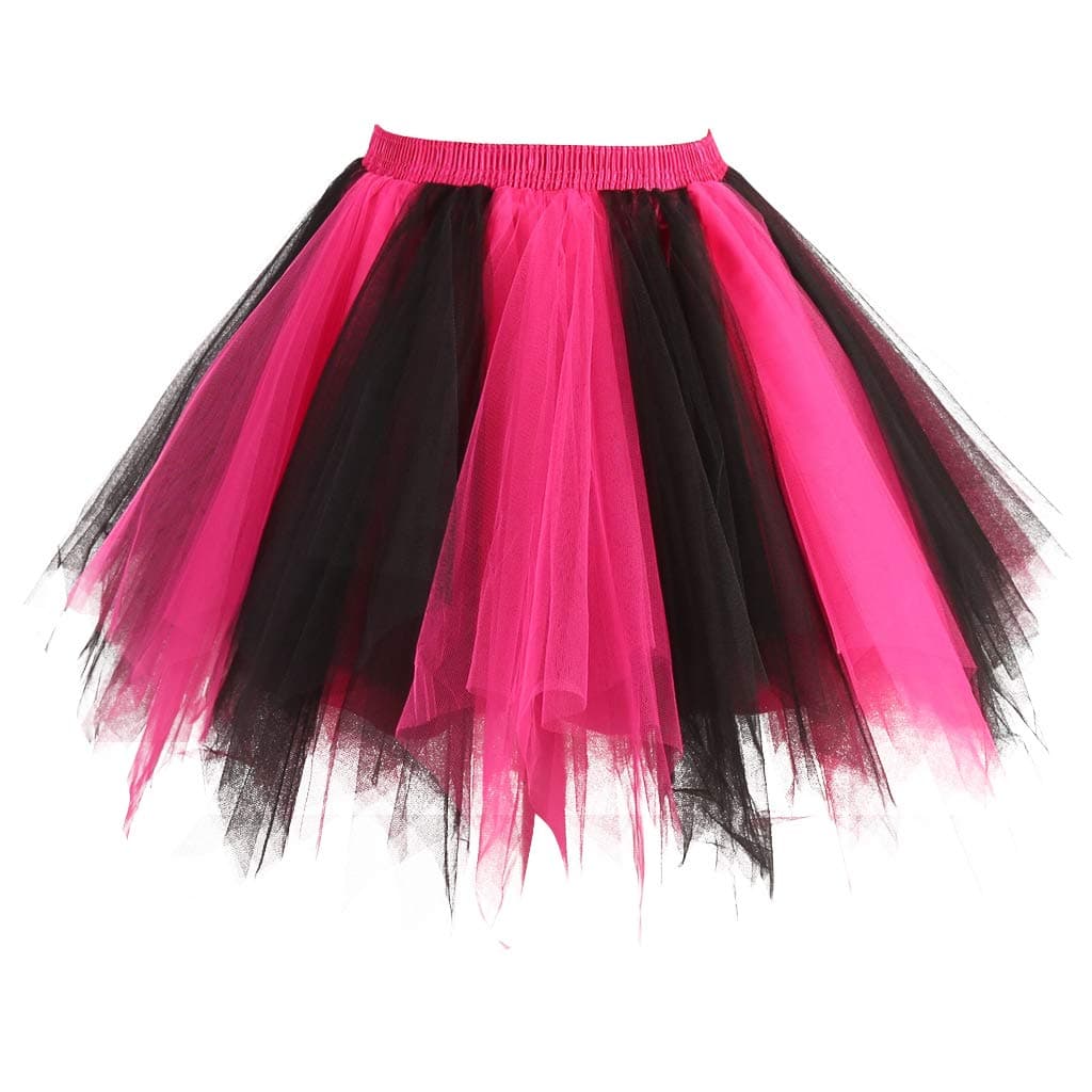 Topdress Women's 1950s Vintage Tutu Petticoat Ballet Bubble Skirt (26 Colors)