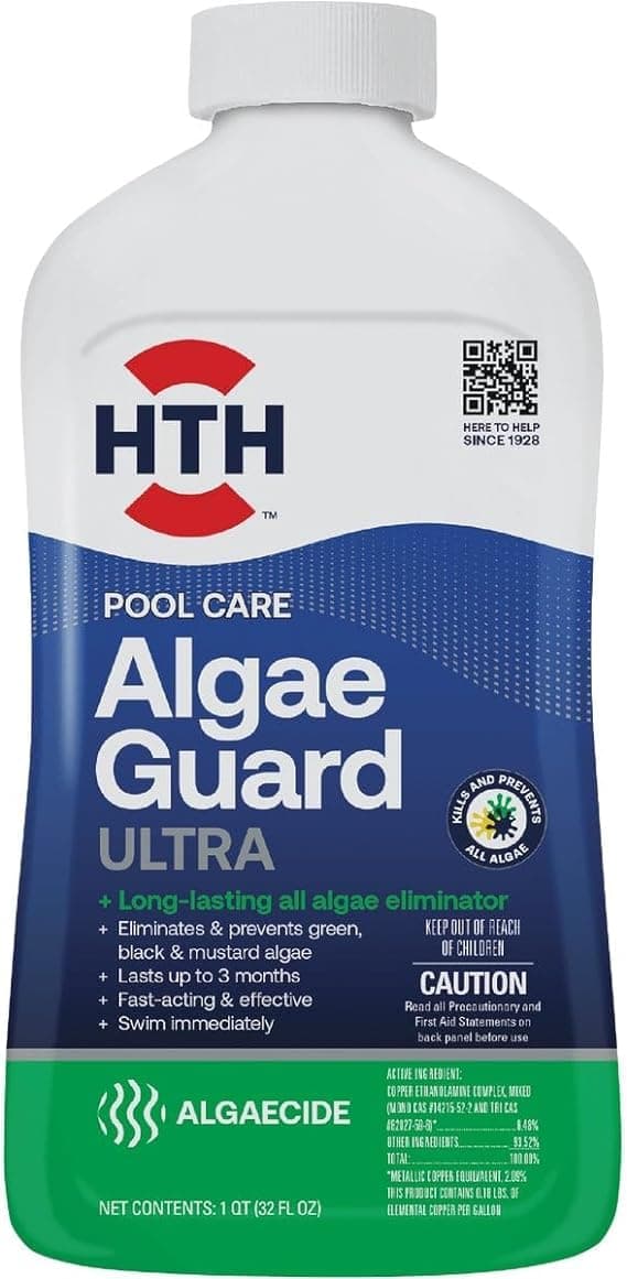 Swimming Pool Care Algae Guard, Swimming Pool Chemical, 32 fl oz