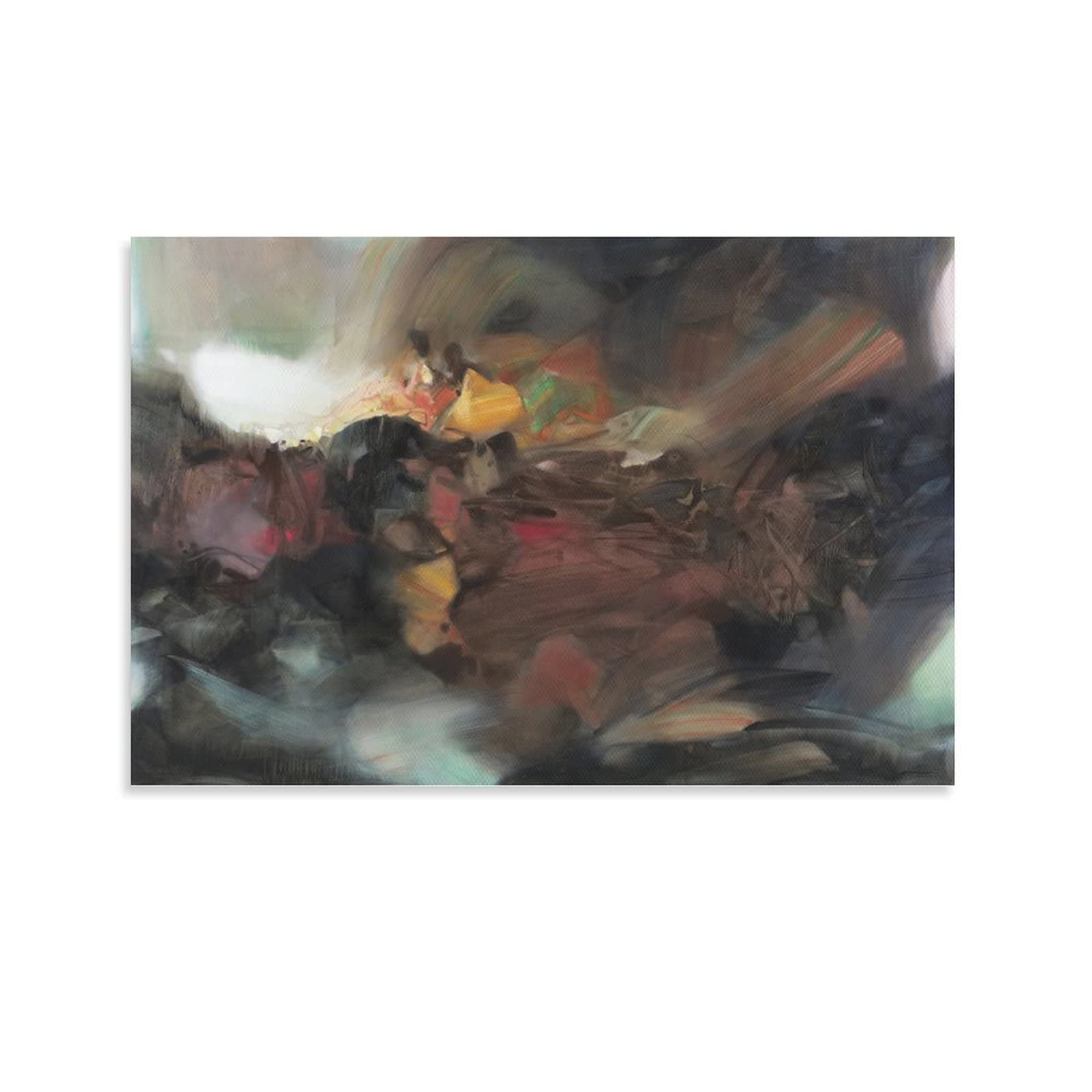 QINGLIN L 'espoir Estné (espalda Pintada) Zhu Dequn Post Poster And Wall Art Picture Print Modern Family Bedroom Decor Posters 08x12inch(20x30cm)