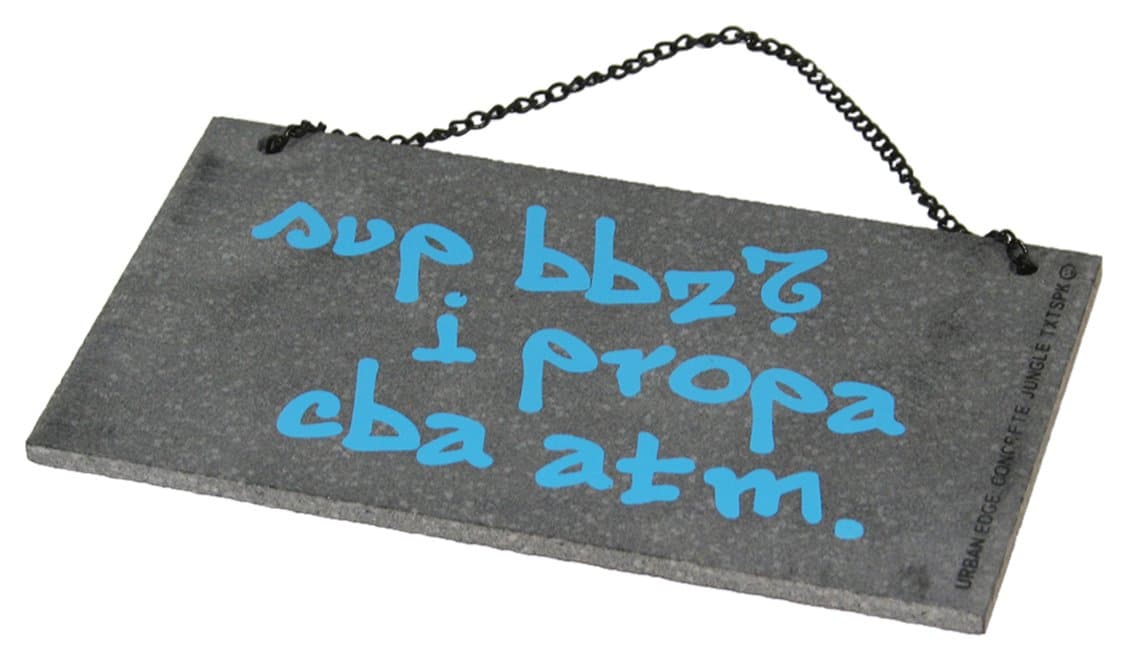 Heartwarmers Sup Bbz Urban Concrete Plaque