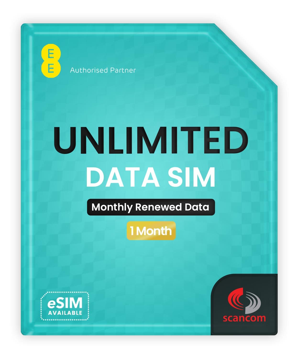 EE Unlimited Data SIM – Uncapped 5G Speeds – Preloaded for 1 Month from Order – No Contract & Ideal for Short-term Mobile Broadband, Routers & Phones