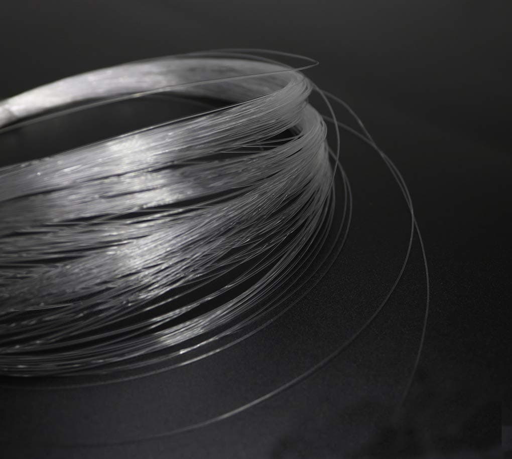 AZIMOM PMMA Plastic End Glow Fiber Optic Cable 0.25mm(0.01inch) 100m(328ft)/Roll for Star Sky Ceiling All Kind Led Light Engine Driver Source