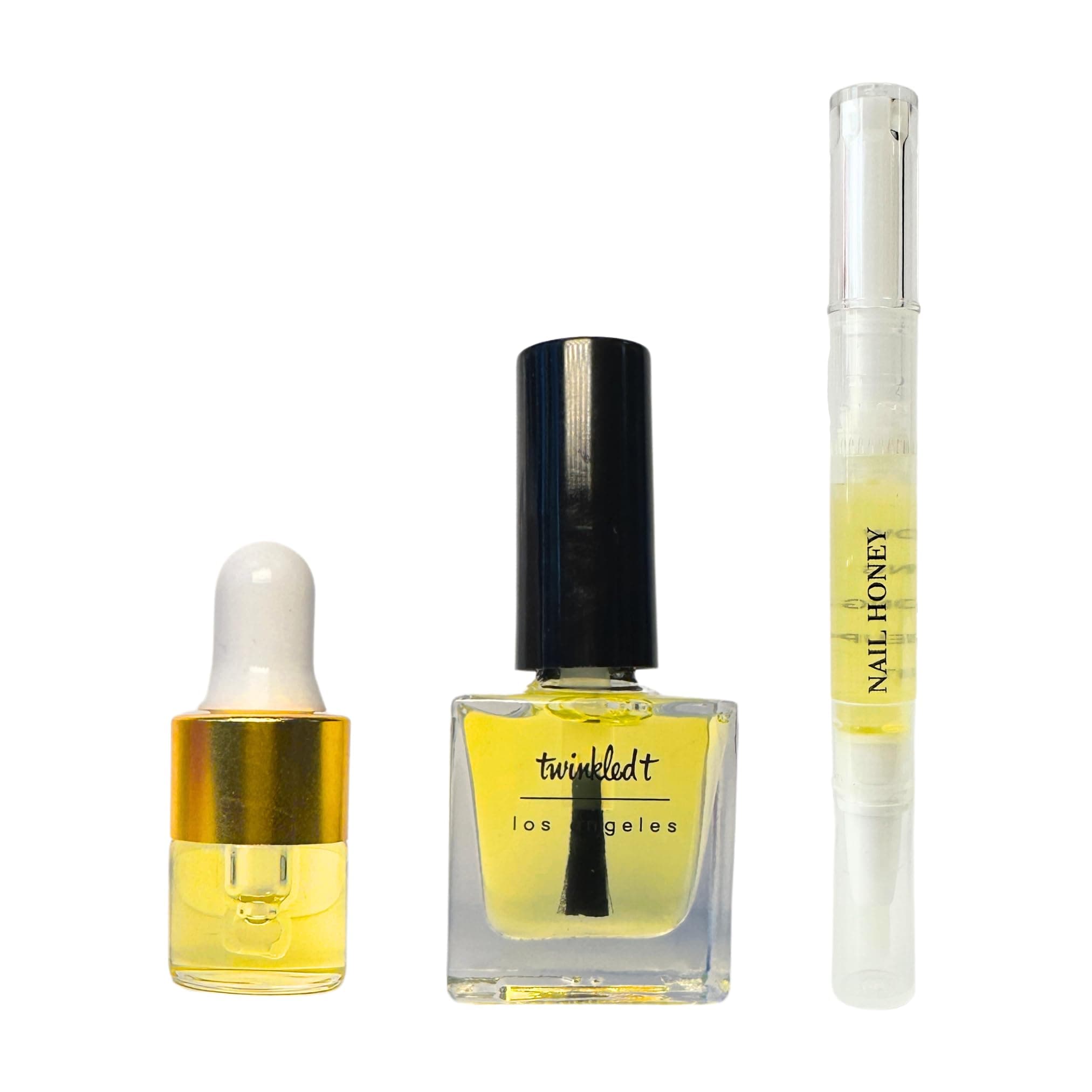 Twinkled TNail Honey - Organic Nail Strengthening Treatment for Growth, Strength, & Moisture Nail Care Blend Cuticle Oil (Bottle)