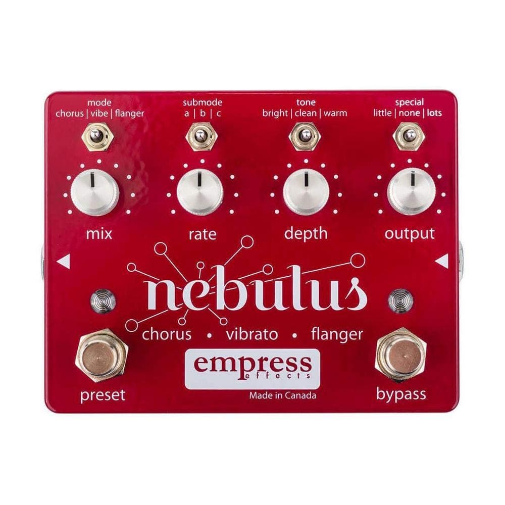 Empress Effects Nebulus Chorus, Flanger & Vibrato Pedal