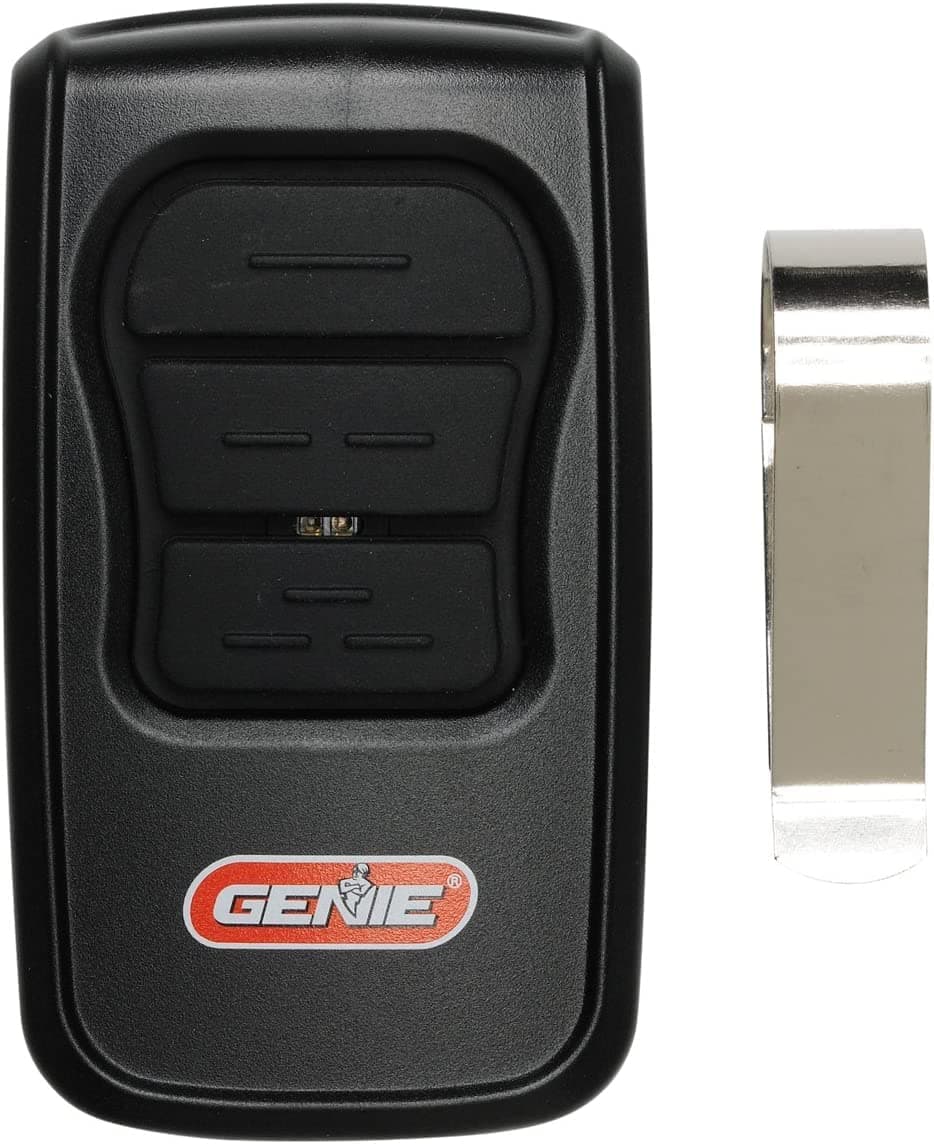 Genie GM3T-BX Garage Door Opener, Intellicode Dual Frequency 315/390 MHz Remote - 3-Button Transmitter