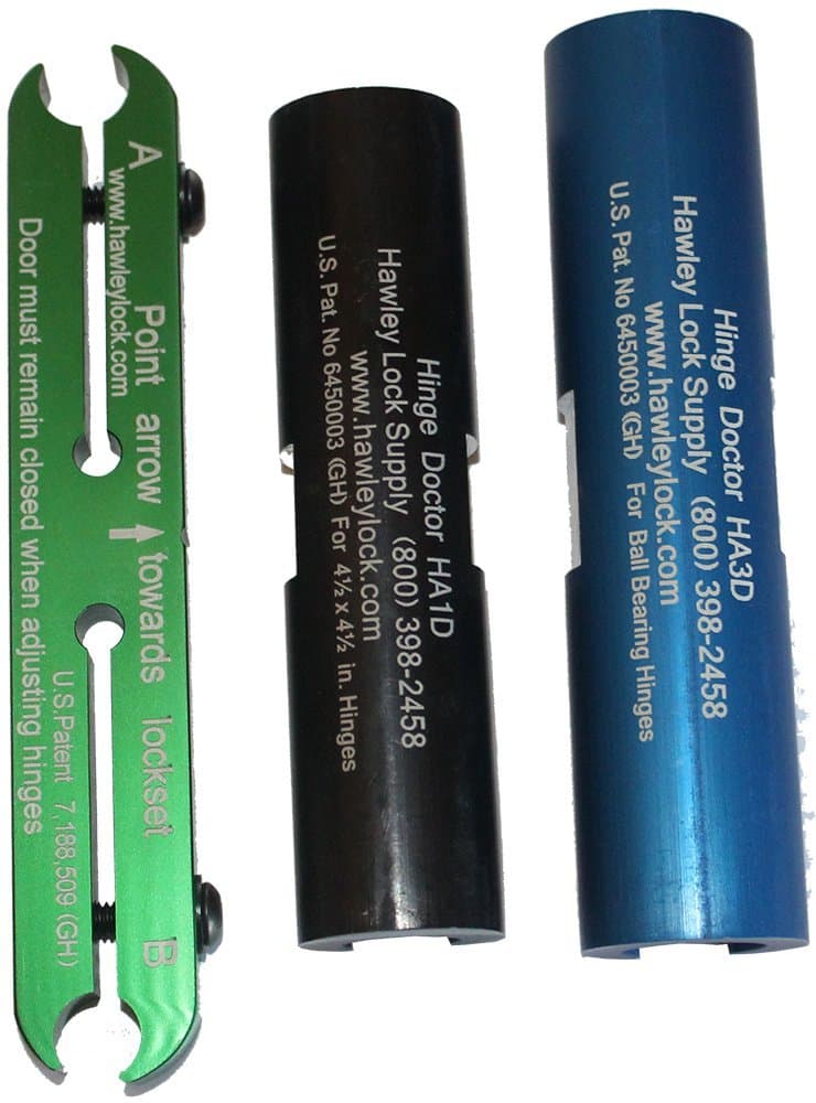 Hinge Doctor HA123D Set, for Residential and Standard Commercial Hinges