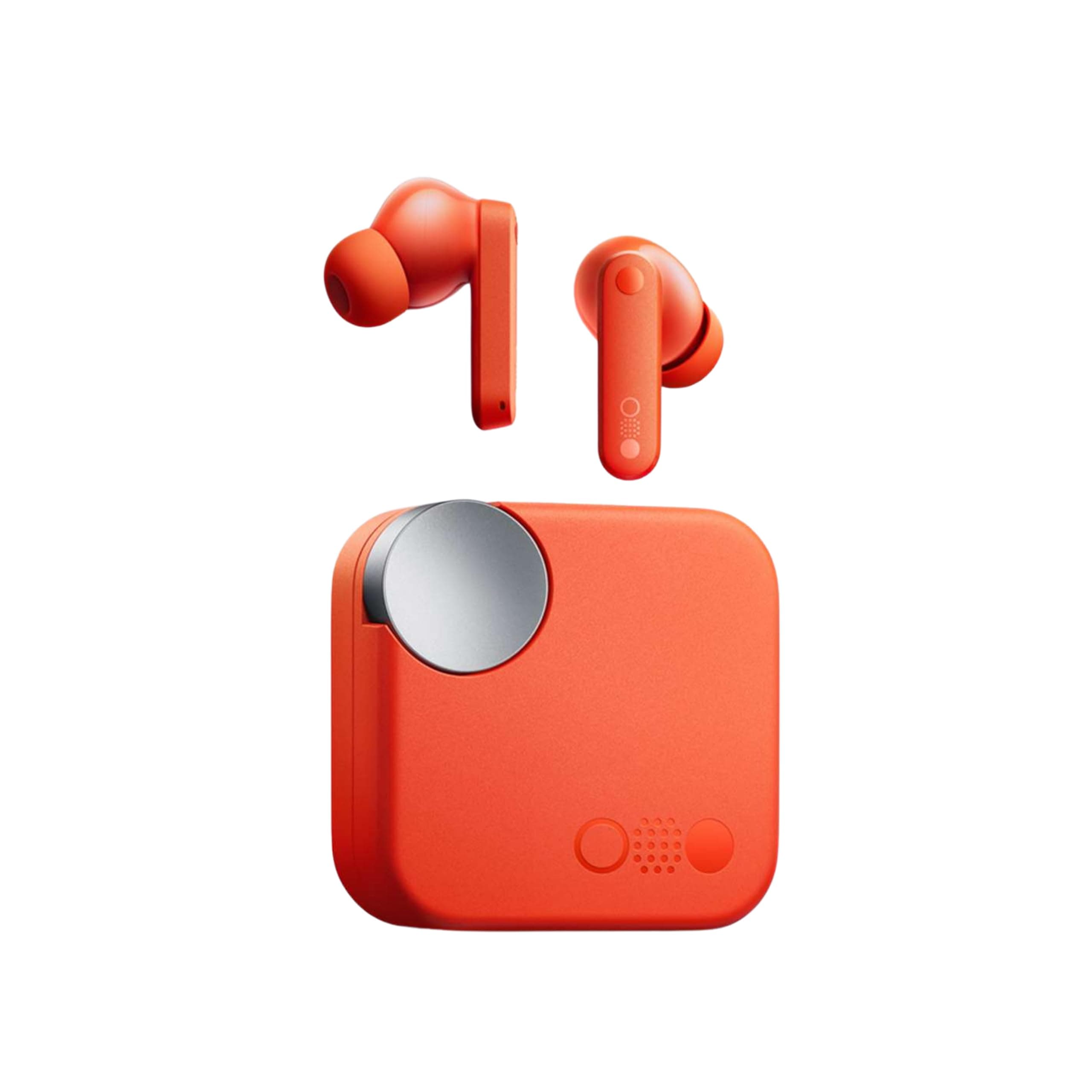 CMF Buds Wireless Bluetooth Earbuds, 42dB Noise Cancelling Earbuds, Dirac HD Audio, 35.5H Playtime, BT5.3, IP54 Waterproof, 4HD Mics Wireless Headphones for iPhone & Android (Orange)
