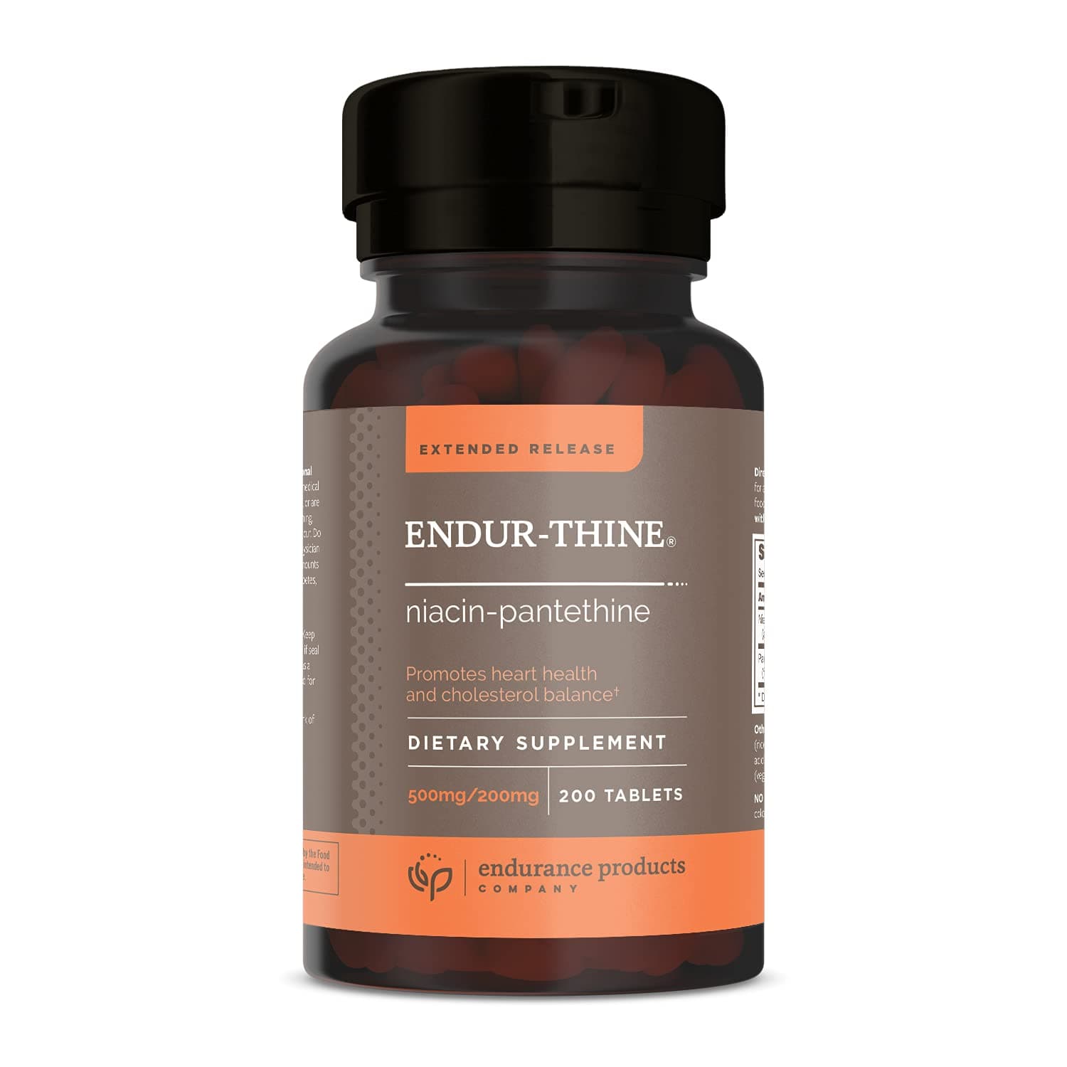 ENDUR-Thine 500mg Niacin/200mg Pantethine, 200 Tab