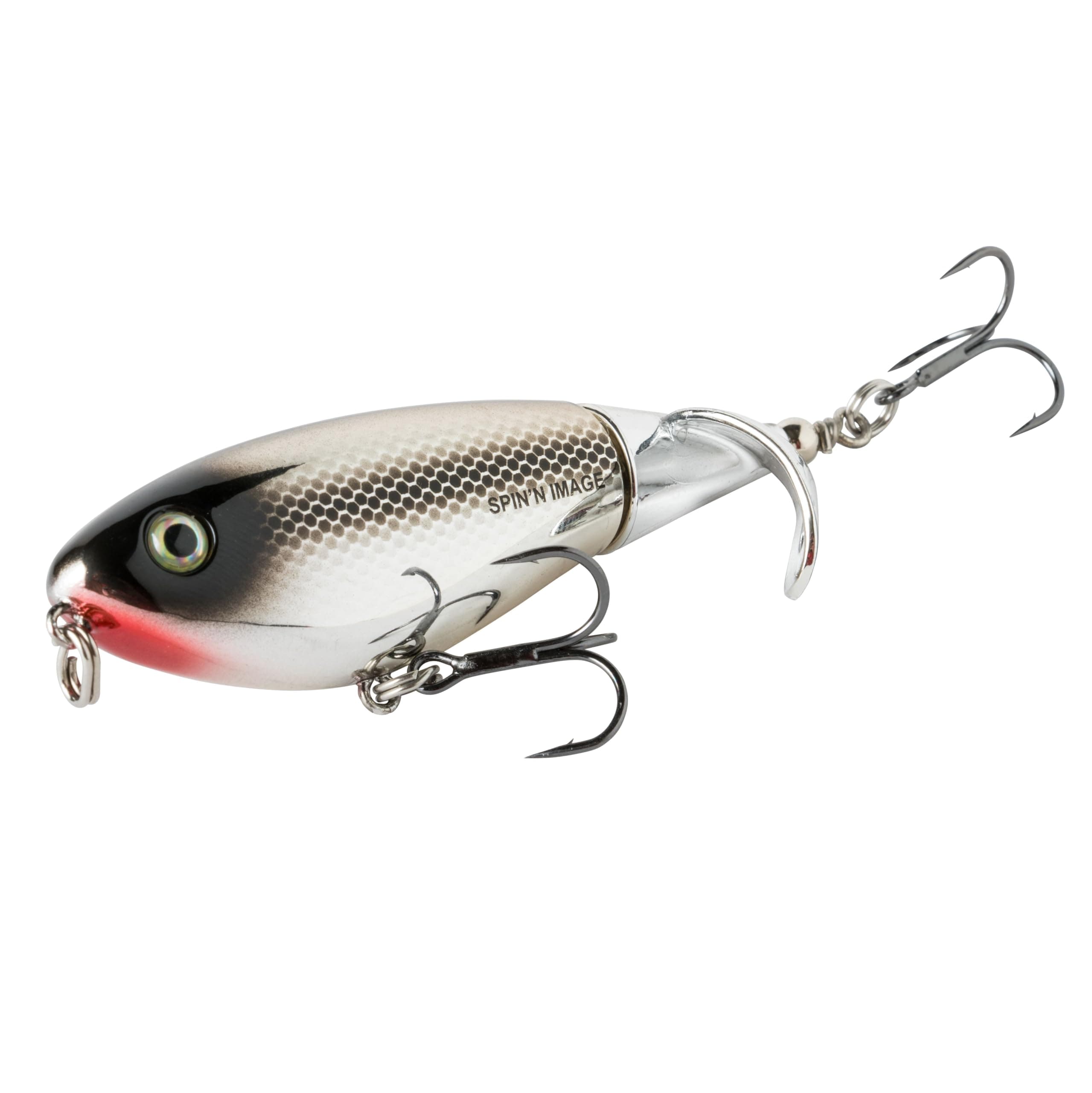Heddon Spin'N Image - Black Shiner - 3.5"